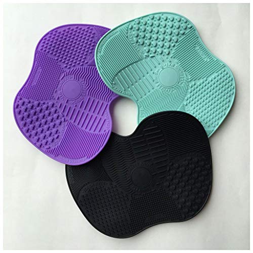 Kuke Makeup Brush Cleaning mat Silicone Makeup Brush Cleaner Pad Scrubber Board Cleaning Mat Hand Tools