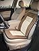 Kool Kooshion Microsuede Full Seat Cushion, Tan/Beige