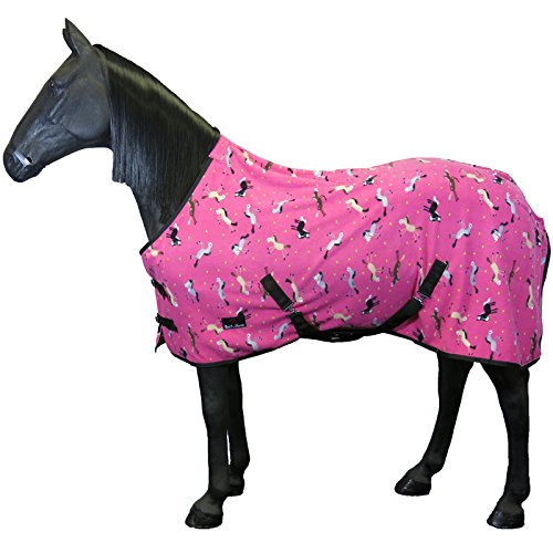 Leichte KombiWendedecke/Stalldecke aus Fleece, für Pferde und Ponys