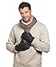 Pratt and Hart Men's Deerskin Winter Gloves with Thinsulate Lining