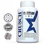 CRUSCH - Creatine To Build Muscle Fast - Ultimate Tri-Phase Blend With Hydrochloride (HCL), Monohydrate & Pyruvate - Pre Workout and Recovery for Men and Women
