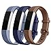 UMTELE For Fitbit Alta Bands, Soft Replacement Wristband with Metal Buckle Clasp for Fitbit Alta Smart Fitness Tracker