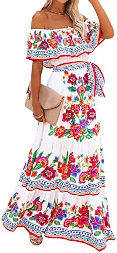 open lace back dress Floral Long Hand Embroidered Party Dress – Quebonitomx main image 1