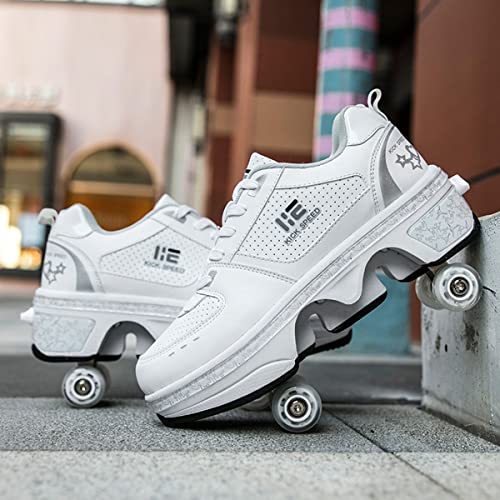 TAILORIA Double Row Roller Deformation Shoes Ladies Roller Skating
