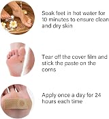 Raiflager 35 Pcs Corn Removal Pads, Foot Corn Cushions, Latex Foam Self view 2