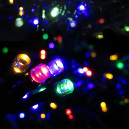 200 LED Battery Operated Outdoor / Indoor String Lights With Timer and 8 Functions, Multi-Color - 30 Day Batteries