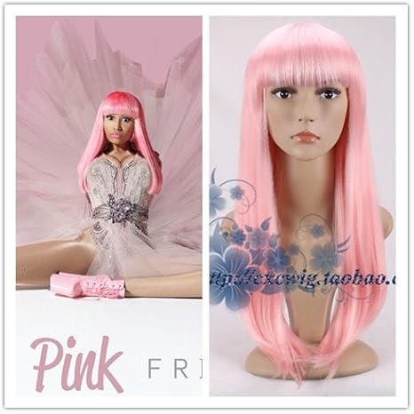 Us Ser Nicki Minaj 4 Long Straight Hair Wig Liu Qi Nightclub Amazon