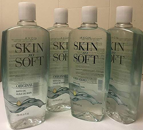 Avon Skin so Soft Original Bath Oil 25 oz lot of 4