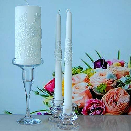 Unity Candle Set For Weddings Pillar and Taper Candle Set