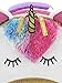 Unicorn Girls Soft Insulated School Lunch Box (One Size, Pink/White)