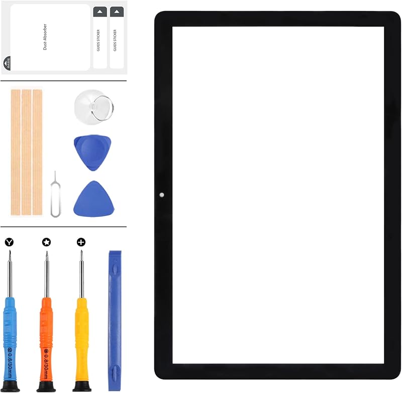 LADYSON 10.1" Huawei MediaPad T5 10 Touch Screen Glass Replacement w/ Tools