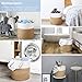 Magicfly Nursery Storage Basket, 15 X 15 X 14 Inch Woven Storage Baskets for Toys, Laundry, and Baby Blankets, Cotton Rope Baskets Large Baby Organizer, Beige & White