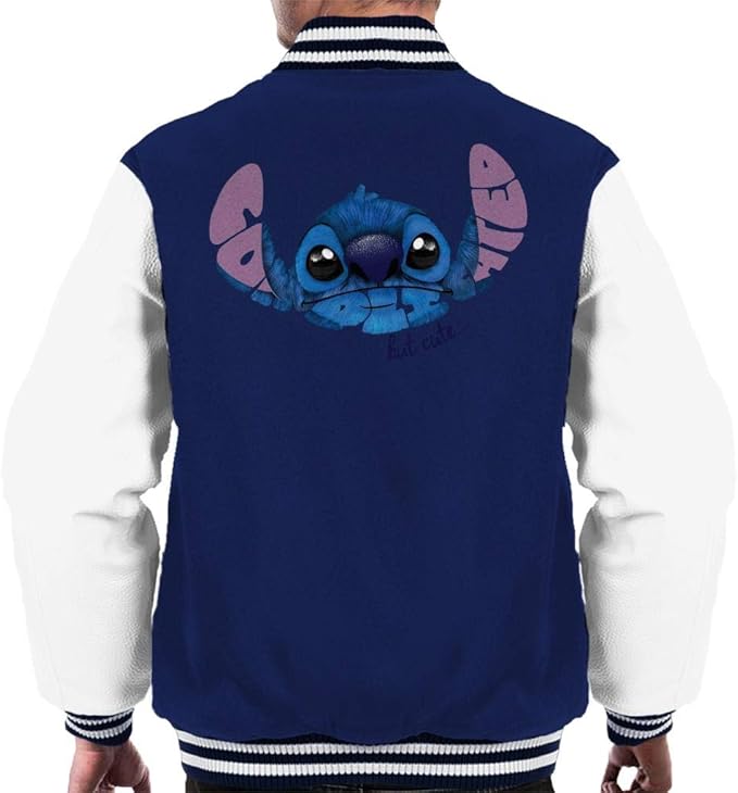 Disney Lilo and Stitch Complicated But Cute Men's Varsity Jacket