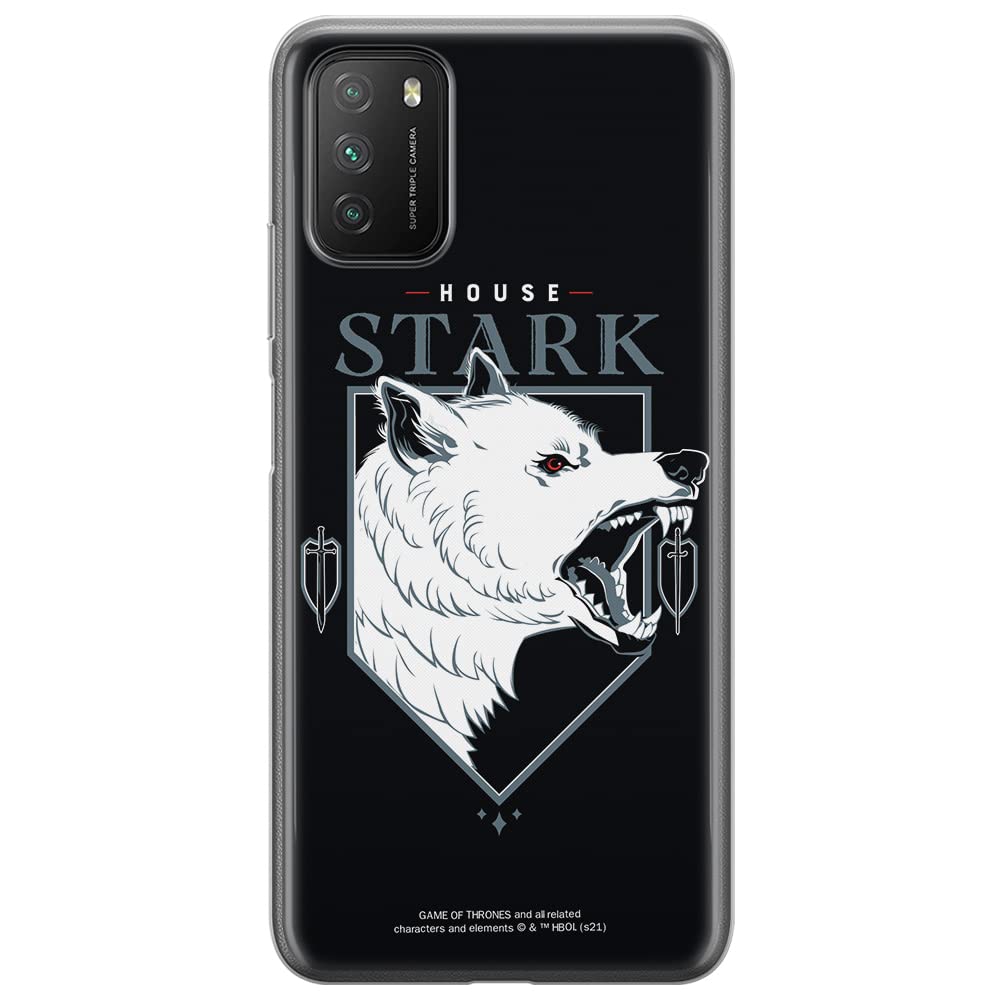 ERT GROUP mobile phone case for Xiaomi REDMI 9T/ POCO M3 original and officially Licensed Game of Thrones pattern 007 optimally adapted to the shape of the mobile phone, case made of TPU