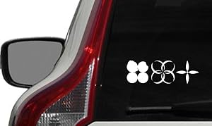 BTS Wings Horizontal Logo Car Vinyl Sticker Decal Bumper Sticker for Auto Cars Trucks Windshield Custom Walls Windows Ipad MacBook Laptop Home and More (White)