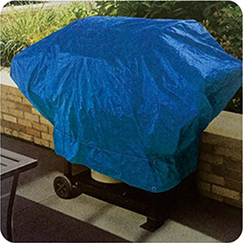 Hanjet Waterproof Tarps 15 x 20 5 Mil Thick Rain Covers Drop Cloths Camping Tents Tarp Blue