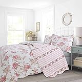 Cozy Line Home Fashions Romantic Pink Peony Floral