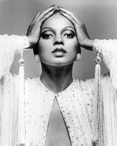 Diana Ross Hair Slicked Back Iconic Image 8x10 Hd Aluminum Wall