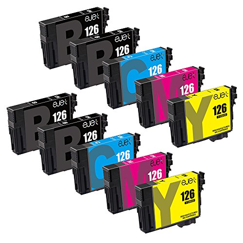 E-jet remanufactured for epson 126 t126 ink cartridge multipack u…