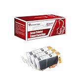 3pk of non-OEM Canon CLI-8 Black Compatible Ink Cartridge With CHIP! For Canon Pro9000 ip4200 MP960 ip6700D and more