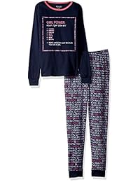 Conjunto de pijama con top y pantalones de manga larga para niñas The Children's Place