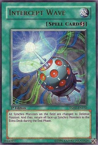 Yu-Gi-Oh! - Intercept Wave (TSHD-EN050) - The Shining Darkness - 1st Edition - Ultra Rare