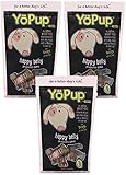 (3 Pack) Yoghund YoPup Happy Belly Wheat-Free Biscuits with Yogurt Probiotic Icing, 7 Ounces each