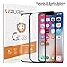 iPhone X Screen Protector, VRURC 5D Curved 9H Hardness Tempered Glass Screen Protector for iPhone X, HD Full Coverage iPhone X/10 Glass Protective Film [Double Defense Technology]