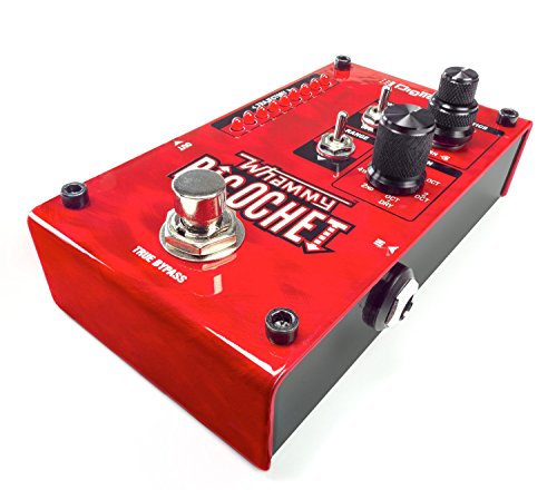 Digitech Ricochet Mini Treadle Free Whammy Pedal w/ 2 Patch Cables