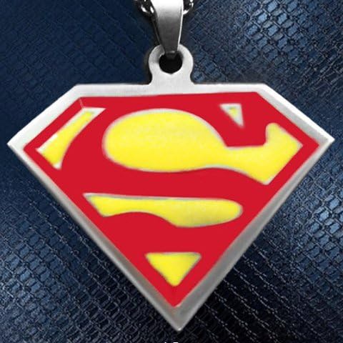Superman Symbol Pendant Necklace,Superman Symbol Necklace for Man,Boys