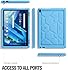 Lenovo Moto Tab Case, Poetic TurtleSkin Series [Corner/Bumper Protection][Grip][[Bottom Air Vents] Protective Silicone Case for Lenovo Moto Tab (X704A)/Lenovo Tab 4 10 Plus Tablet - Blue