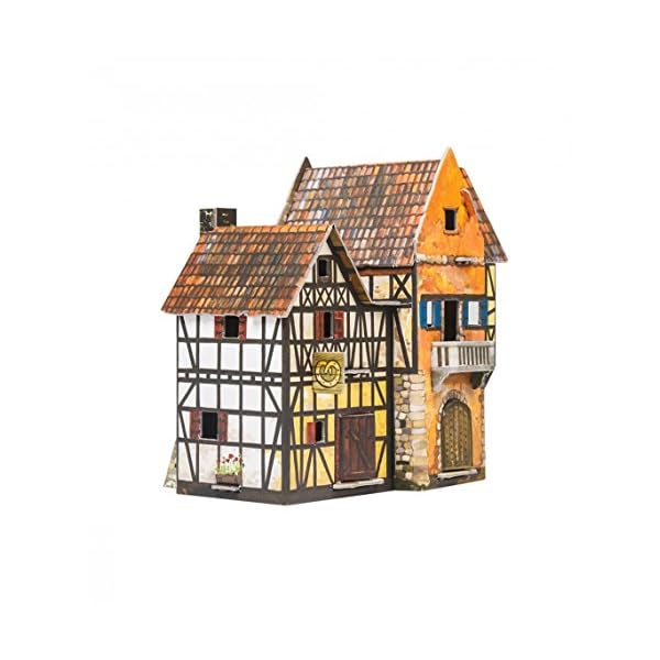 Umbum 243 16 x 10 x 17 cm Clever Papier Mittelalter Town Bakery 3D Puzzle