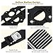 AUTOLOVER Car Security Chains 8pcs Anti Snow Chains of Car,SUV, Truck Chain Tire Emergency Thickening Anti-Skid Chain with Gloves and Snow Shovel (Black)