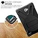 ZenRich Galaxy Tab A 10.1 Case 2016, SM-T580/T585/T587 Case zenrich Shockproof Rotating Kickstand Hand Strap Shoulder Strap for Galaxy Tab A 10.1 Inch Tablet (No S Pen Version),Black