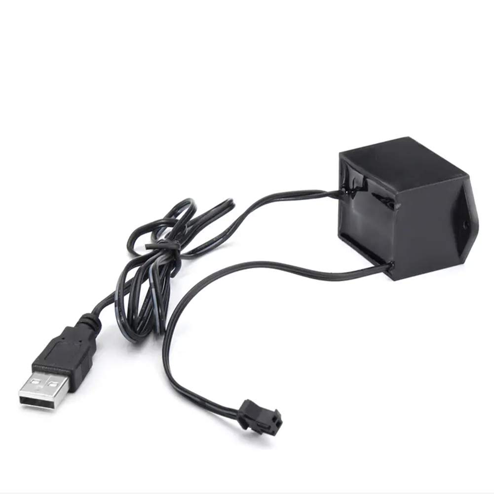 MASUNN USB Inverter Controller For 1-10M LED El Wire Glow Flexible Neon Decor DC5V