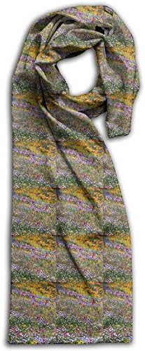 Wildflower Floral Bloom Winter Lightweight Scarf Print Soft Warm Towel Fashion Scarves Best Gift
