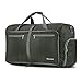 Gonex 60L Packable Travel Duffle Bag Foldable Duffel Bags for Luggage Gym Sports Camping Travelling Cycling Storage Shopping Water & Tear Resistant Dark Green