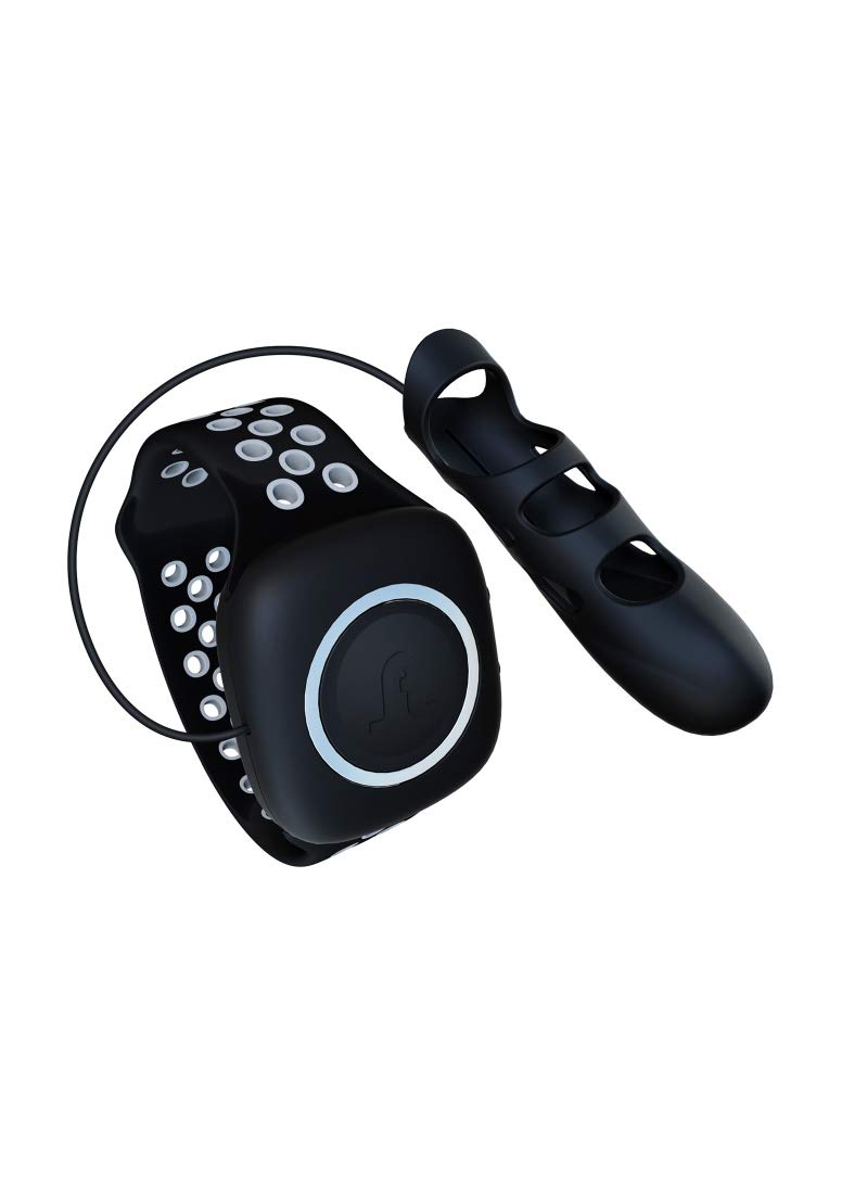 Adrien Lastic Touché Vibrating Finger Sleeve, Large, Black, AL-40709