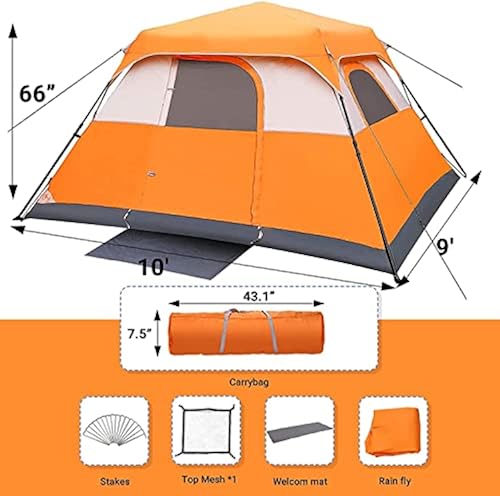 Person Tent, Tents for Camping,6 Person 60 Seconds Set Up