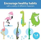 Dr Brown's Flamingo Toddler Toothbrush, Pink, Age 1-4, Soft Bristles view 13