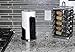Paper Towel Holder | Brushed Stainless Steel & Iron Accents | Won’t Unravel or Tip Over | Designed for Most Roll Sizes | Vertical Countertop Dispenser (UpGood Paper Porter, Classic Black)