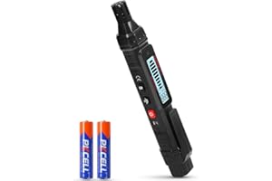 KEENWISE Natural Gas Leak Detector with Audible & Visual Alarm, Portable Gas Sniffer to Locate Combustible Sources Like Methane, Propane for Home (Includes Batteryx2)-GD15J