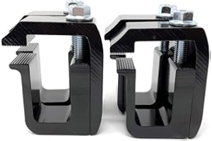 GCi STRONGER BY DESIGN G-1 Clamp Black Powder Coated (set of 4) for Mounting Truck Cap, Camper Shell, Topper. Made in USA with 6000 Series Structural Aluminum to Ensure Quality and Strength
