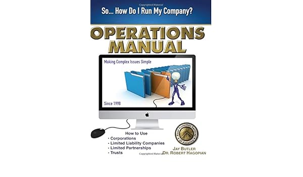 Operations Manual How To Use Corporations Limited - 