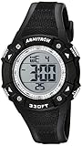 Armitron Sport Women's 45/7081BLK Digital Chronograph Black Resin Strap Watch