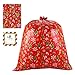JOYIN 8 PCs Christmas Jumbo Gift Bags Heavy Duty 36” x 44” with Gift Tags for Large Gifts, Big Xmas Bag for Christmas Season, Gift Giving, Holiday Presents or Decorations