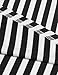 ACEVOG Women O-Neck Short Sleeve Striped Solid Casual Flared A-Line Swing Dress