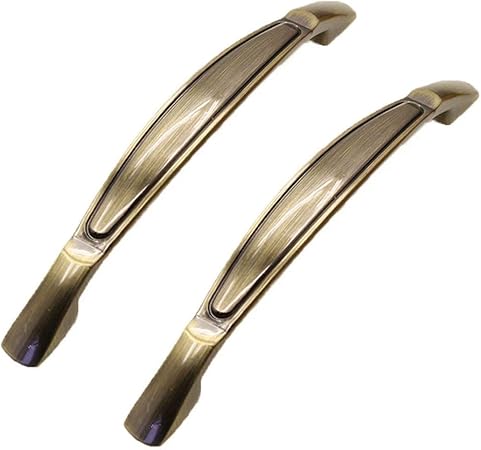 2 Stück Schranktür Schubladengriffe Kleiderschrank Zugknöpfe Bronze
