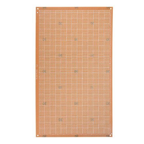 uxcell 18x30cm Single Sided Universal Paper Printed Circuit Board Thickness 1.6mm for DIY Soldering Brown 1pcs