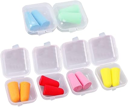 Tapones para los oídos para dormir, 12 tapones para los oídos ...